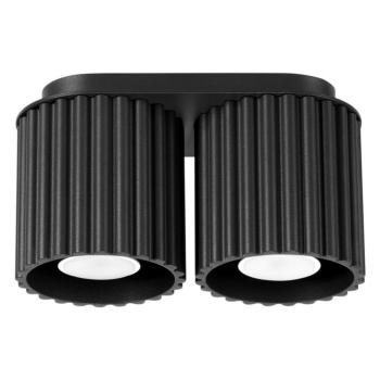 Fekete fém spotlámpa 10x21 cm Zora – Sollux kép