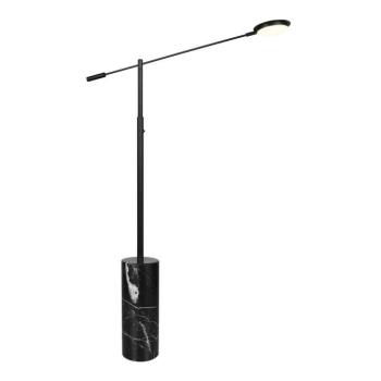Fekete LED állólámpa (magasság 145 cm) Fiore – Trio Select kép