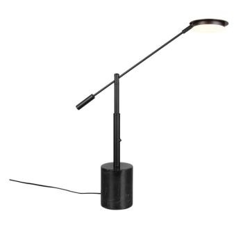 Fekete LED asztali lámpa (magasság 65 cm) Fiore – Trio Select kép