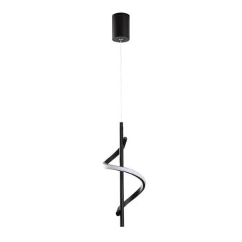 Fekete LED függőlámpa ø 16 cm Likma – Opviq lights kép