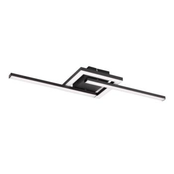 Fekete LED mennyezeti lámpa 16x54 cm Viale – Reality kép