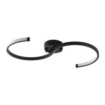 Fekete LED mennyezeti lámpa 25x10 cm Es – Opviq lights kép