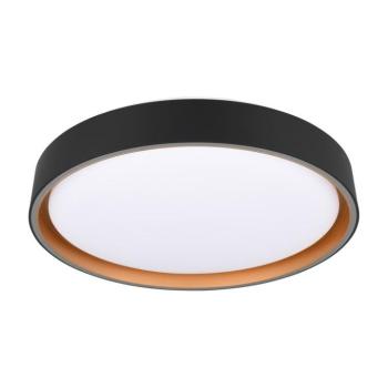 Fekete LED mennyezeti lámpa ø 40 cm Felis – Reality kép
