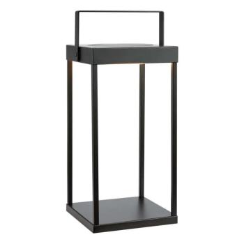 Fekete napelemes-USB kültéri LED lámpás (magasság 42 cm) Pure – Markslöjd kép