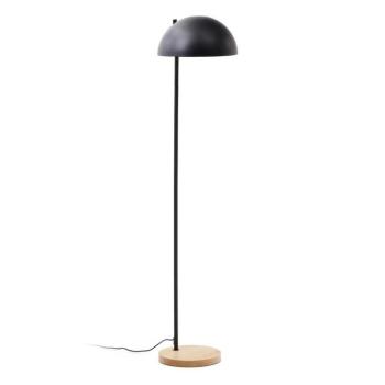 Fekete-natúr színű állólámpa fém búrával (magasság 150 cm) Catlar – Kave Home kép