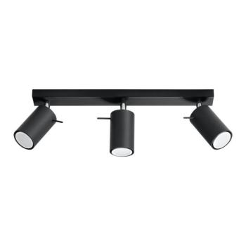 Fekete spotlámpa 8x45 cm Etna – Sollux kép