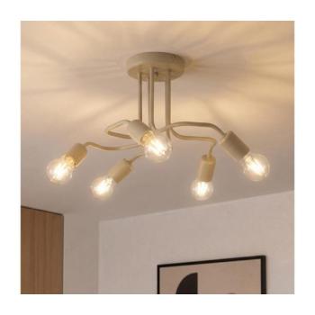 Felületre szerelhető CHARLIE csillár 5xE27/15W/230V, bézs LM-5.120/BEŻ kép