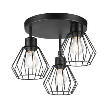 Felületre szerelhető csillár AUDREY 3xE27/60W/230V fekete LM-3.242/CZARNY kép
