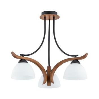 Felületre szerelhető csillár BAFIA 3xE27/15W/230V barna 26123 kép