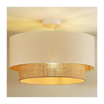 - Felületre szerelhető csillár BOHO 1xE27/15W/230V átm. 45 cm krémes/barna 601078 kép