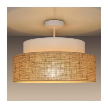 Felületre szerelhető csillár BOHO 1xE27/60W/230V átm. 40 cm fehér/bézs 0630 kép