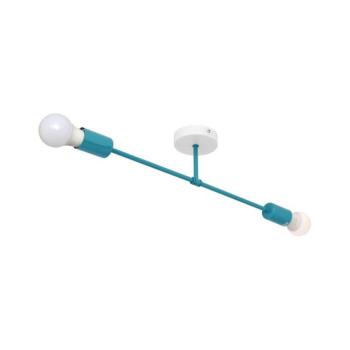 Felületre szerelhető csillár CAMBRIDGE 2xE27/15W/230V kék W-2022/2 TRQ/H kép