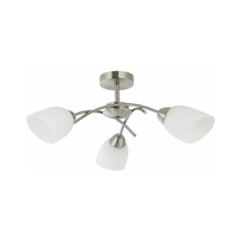 Felületre szerelhető csillár DONNA 3xE27/60W/230V nikkel LM-3.169 kép