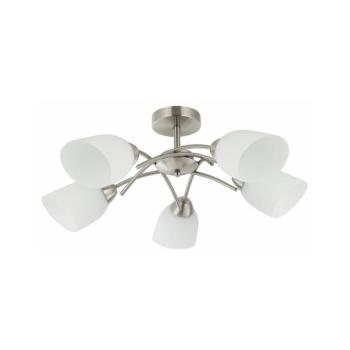 Felületre szerelhető csillár DONNA 5xE27/60W/230V nikkel LM-5.169 kép