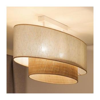 - Felületre szerelhető csillár DOUBLE OVAL NATURE 2xE27/15W/230V krémes/bézs 604567