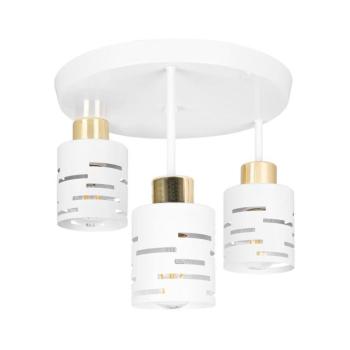 Felületre szerelhető csillár ELEN 3xE27/35W/230V fehér/arany ELEN PENDANT LIGHT 3 WHITE kép