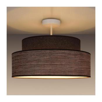 Felületre szerelhető csillár GRACE 1xE27/60W/230V átm. 40 cm barna/bézs 0670 kép