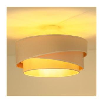 - Felületre szerelhető csillár KOBO 1xE27/15W/230V átm. 45 cm krémes 605441 kép