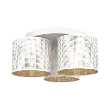 Felületre szerelhető csillár LOFT SHADE 3xE27/60W/230V fehér/arany 5262 kép