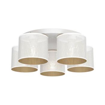 Felületre szerelhető csillár LOFT SHADE 5xE27/60W/230V fehér/arany 5263 kép