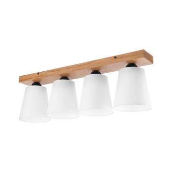 Felületre szerelhető csillár LULA 4xE27/60W/230V tölgy LM-4.200 kép