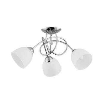 Felületre szerelhető csillár MODENA 3xE27/60W/230V króm/fehér 62294 kép