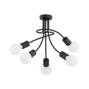 Felületre szerelhető csillár PLENA 5xE27/15W/230V fekete 25755 kép