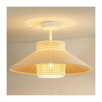 - Felületre szerelhető csillár RIO RATTAN 1xE27/15W/230V átm. 45 cm bézs/rattan 604222 kép