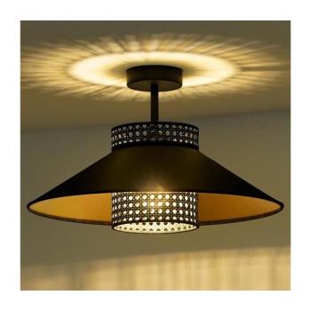 - Felületre szerelhető csillár RIO RATTAN 1xE27/15W/230V átm. 45 cm fekete/arany 604215 kép