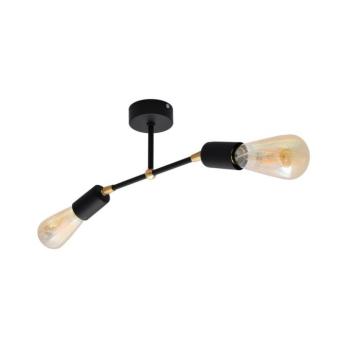 Felületre szerelhető csillár ROSETTE 2xE27/15W/230V fekete/arany W-P 1925/2 BK+GO kép