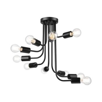 Felületre szerelhető csillár TRINITY 10xE27/15W/230V fekete LM-10.259 kép