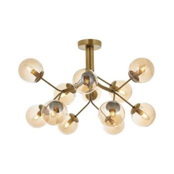Felületre szerelhető csillár VARANA 12xE14/40W/230V bronzszínű 301AUR1181 kép