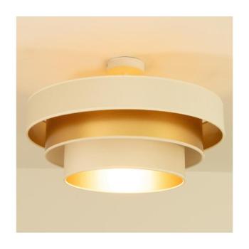 Felületre szerelhető csillár WENTA 1xE27/60W/230V átm. 50 cm bézs/arany H0723 kép