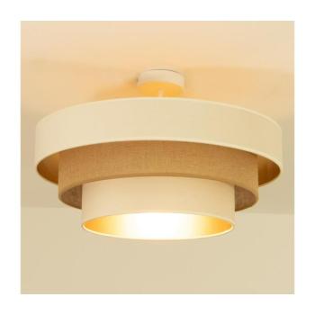 Felületre szerelhető csillár WENTA 1xE27/60W/230V Ø 50 cm bézs/juta H0721 kép