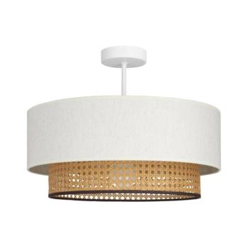 Felületre szerelhető NATIA csillár 1xE27/60W/230V átm. 45 cm fehér/barna H0239 kép