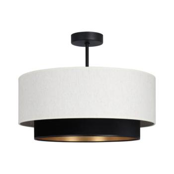 Felületre szerelhető NATIA csillár 1xE27/60W/230V Ø45 cm fehér/fekete H0230 kép