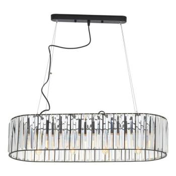 Fém függőlámpa üveg búrával Akiko – Premier Housewares kép