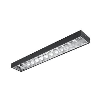 Fénycsöves lámpa T8 2xG13/18W/230V 120 cm fekete TL302B kép