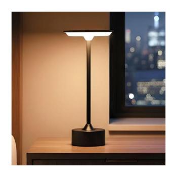 Fényerőszabályozható, újratölthető LED asztali lámpa NEW YORK LED/1,8W/5V 1200 mAh fekete 12502B kép