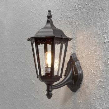 Firenze kültéri fali lámpa, fekete, felső foglalat, 48 cm kép