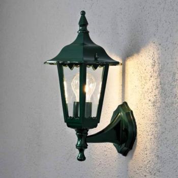 Firenze kültéri fali lámpa, zöld, felső foglalat, 36 cm kép