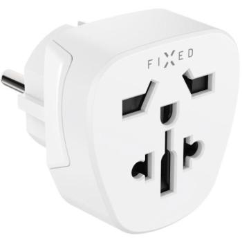 FIXED EU Adapter2 – UK, US, AUS töltők EU aljzatba történő csatlakoztatásához, fehér kép