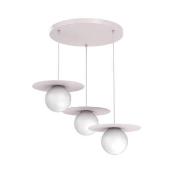 FLAT kábeles függőlámpa 3xE27/15W/230V krémszínű 9577 kép