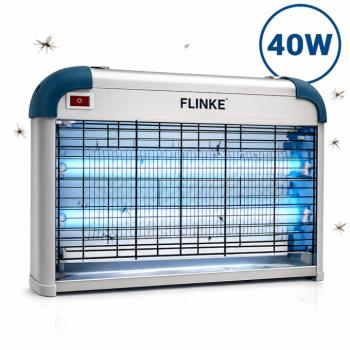 Flinke 40W elektromos rovarirtó lámpa – UV fénycsöves szúnyog- és légycsapda beltérre (BBA-M) kép