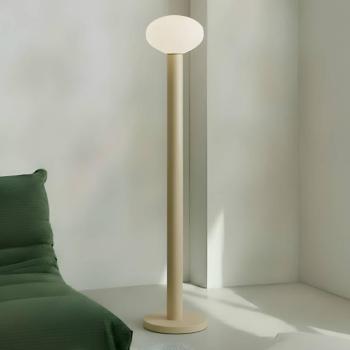 Flo álló világítás, bézs, magasság 138 cm, 1 izzó, üveg kép