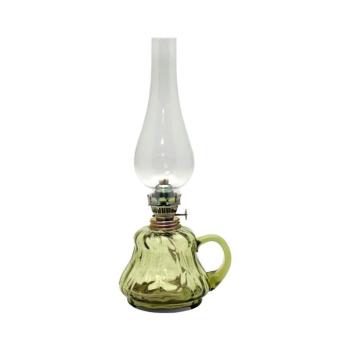 Floriánova huť Olajlámpa TEREZA 34 cm erdő zöld nagy krakle 110-0200-0000-12-10-000 kép