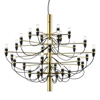 FLOS 2097/50 LED csillár, matt, sárgaréz kép