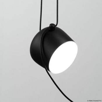 FLOS Aim Small LED lógó világítás, fekete kép