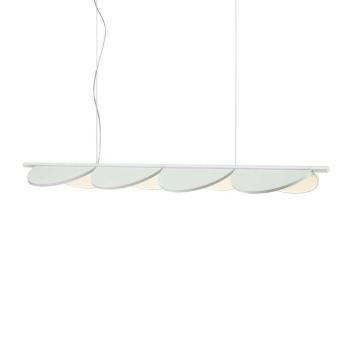 FLOS Almendra Linear LED lógó lámpa, 4 izzós, fehér kép