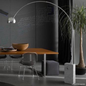 FLOS LED íves álló világítás Arco, króm, magasság 240 cm kép
